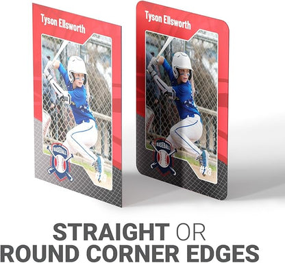 GotPrint Custom Collectors Cards | Add Your Photo Name Stats or Text | Personalized Design | Sports Teams | Baseball | Gaming | Gifts for Kids and Family Rectangle 2.5” x 3.5” 250 Qty