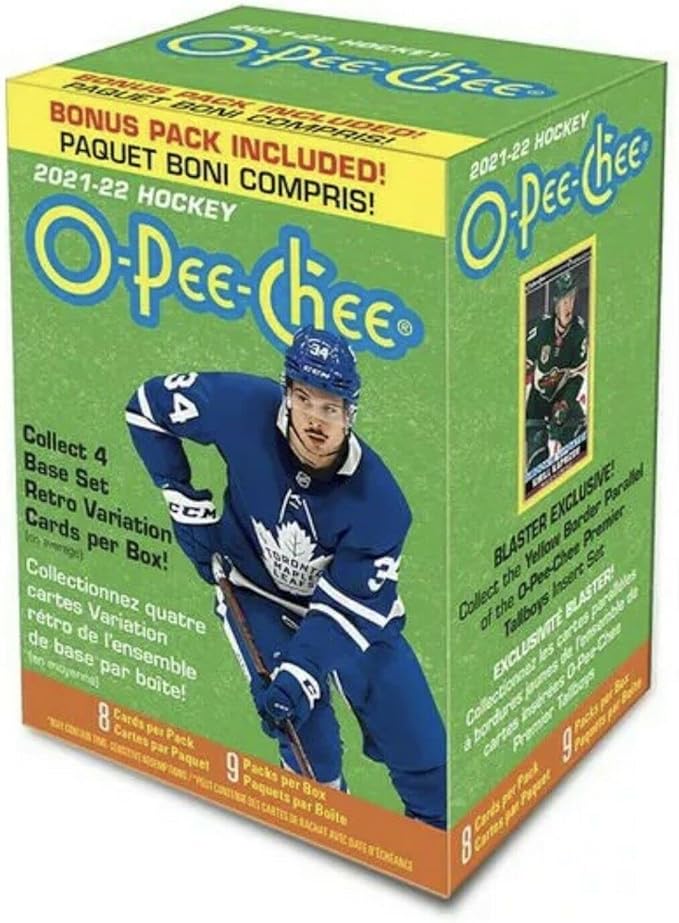 Upper Deck 2021-22 O-Pee-Chee Hockey Trading Card Blaster Box