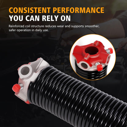 Kozlira TSAP660 Ramp Door Spring Kit for 6' Wide Cargo Trailer - 60 lb Torsion Spring Repair Assembly with Cables and Drums - Replacement Rear Ramp Door Assist System for Cargo Enclosed Trailers