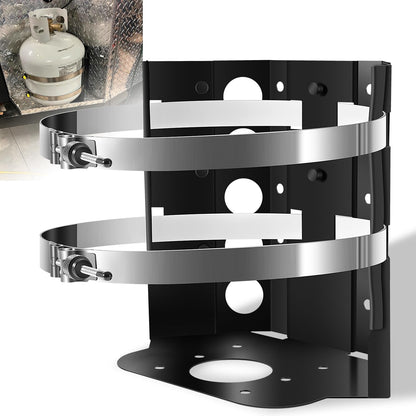 besttruck 20 lb Heavy-Duty BBQ Propane Tank Holder Fit for 12-Inch 17lb 20lb 22lb BBQ Gas Tanks, for Vehicle, Truck Bed, Trailer, Car, RV, Boat Replace BKT-2290
