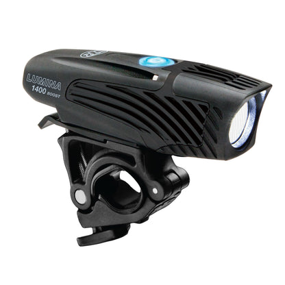 NiteRider Lumina Boost 1400 USB-C Rechargeable Bike Light LED Cycling Headlight 7 Mode with Boost Mode IP64 Waterproof Bike Front Light Road Cycling MTB Commuter Night Riding EBike Safety Easy Mount
