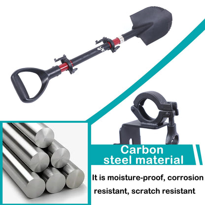 Hudiriy Car Body Side Expansion Rails Shovel Mounts Compatible with Ineos Grenadier 2020 -2025， 2 Pcs Shovel Holder Modular Quick Release Axe Holder Mount Kit External Accessories