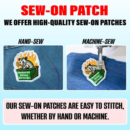 (3Pcs) Have The Day You Deserve Iron-On Embroidered Patch, Black and White Skeleton Design, Set for Jackets, Backpacks, Hats, Vests – 3 Inch