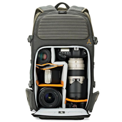 Lowepro LP37016-PWW Flipside Trek BP 450 AW Backpack for Camera, Grey/Dark Green