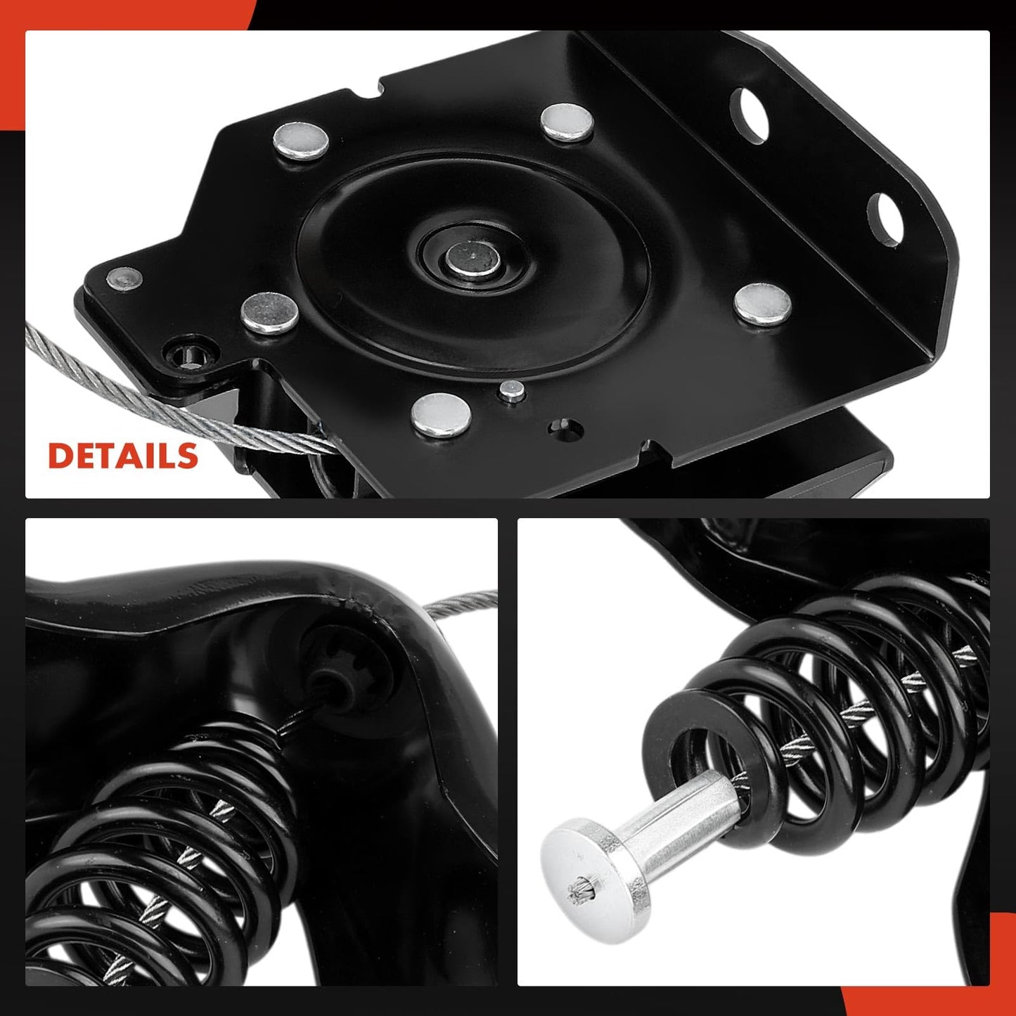 A-Premium Spare Tire Hoist Spare Tire Winch Carrier Compatible with Chevrolet Silverado 2500 HD, Silverado 3500 HD & GMC Sierra 2500 HD, Sierra 3500 HD, 2020 2021 2022 2023 2024
