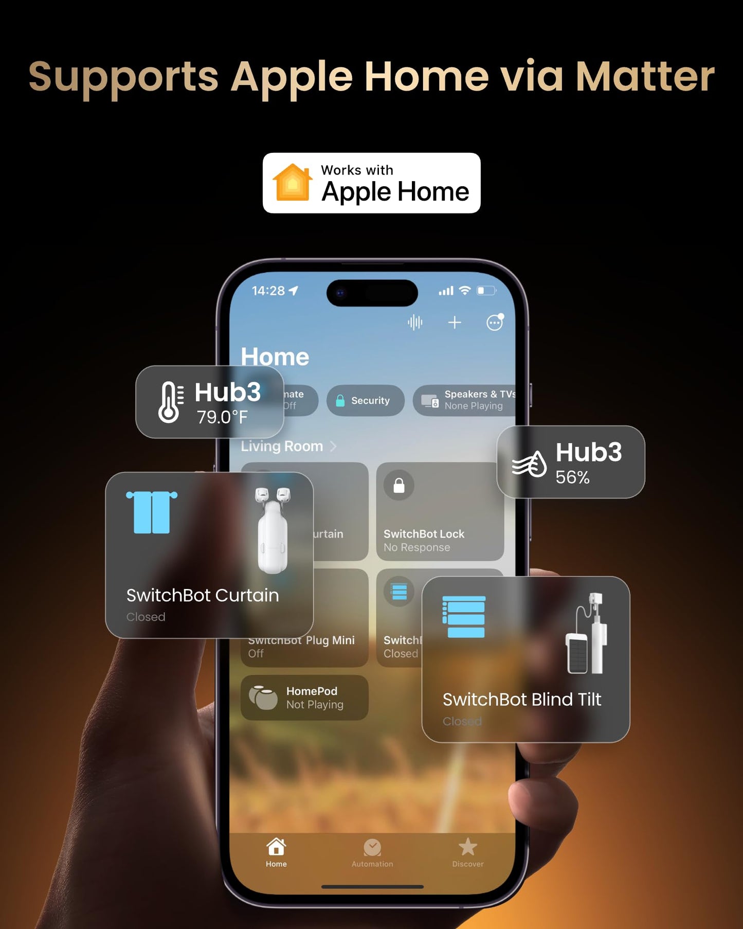 SwitchBot Universal Remote Control with Hub 3, Multi-use Smart Remote with Customize App, Control 25 IR/Bluetooth Devices and 10 Scenes, Compatible with TV/AC/SwitchBot BLE Devices