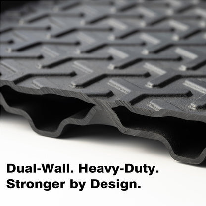 KOKSHELY Heavy-Duty Dual-Wall Sliding Truck Bed Cargo Tray with Wheels, Truck Bed Slide-Out Truck Bed Cargo Tray for Long Beds, Truck Bed Organizer Tray, Fits Most Full-Size Pickups