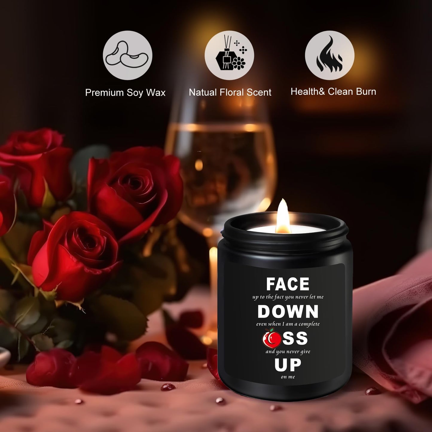 Romantic Valentines Day Gifts for Wife,Her,Him,Girlfriend,Couple,Candle for Her,Funny Anniversary Birthday Gift for Her,Sexy Date Night Gift Idea for Her Wife,Funny Wife Candle for Mothers Day
