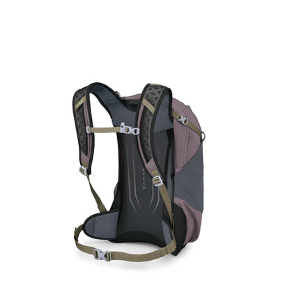 Osprey Hikelite 18L Durable Hiking Backpack - Travel Daypack with Rain Cover for Men and Women, Graphite Purple
