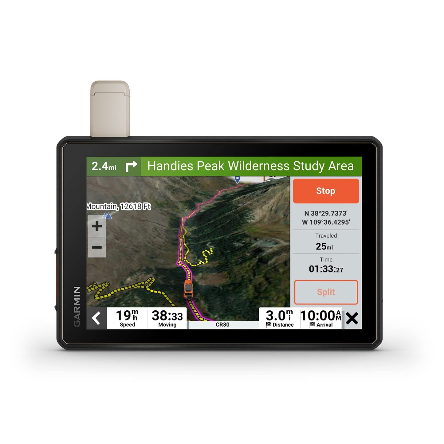 Garmin Tread Overland, All-Terrain Navigator, Rugged, Built in Mapping, iOverlander, Ultrabright Display (Renewed)