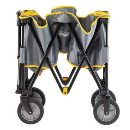 Coleman Portable Folding Utility Wagon with 5 Cubic Feet of Space & Reinforced Bottom Great for Camping Groceries Home Projects or Going to the Park & Beach Supports up to 150lbs