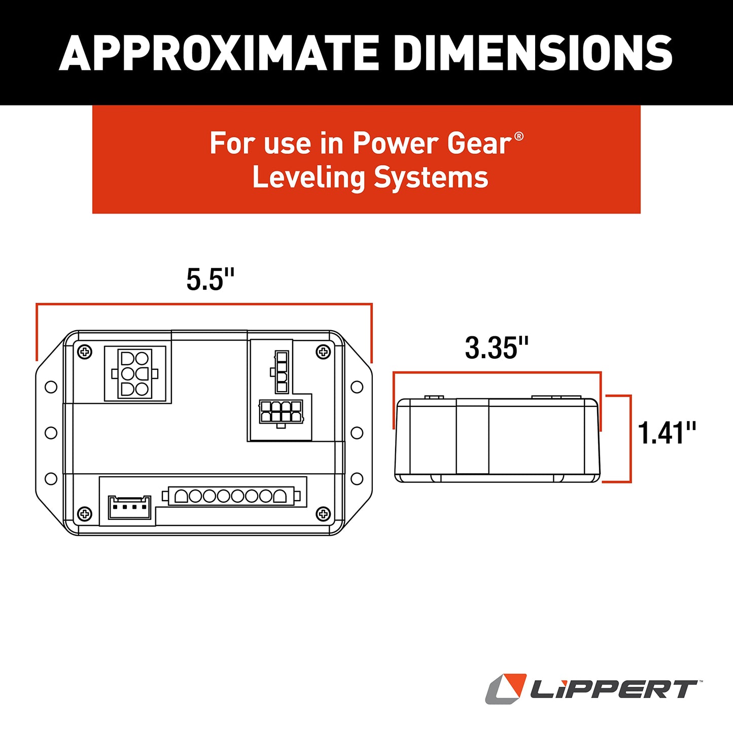 Power Gear Control for 3-Valve Spring Return Jack with Remote Level (Short Wheel Base)
