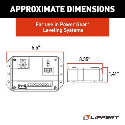Power Gear Control for 3-Valve Spring Return Jack with Remote Level (Short Wheel Base)