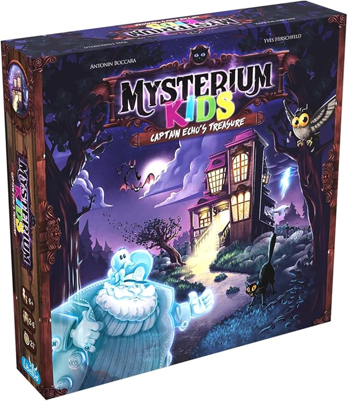 Asmodee Mysterium Kids: Captain Echo's Treasure Board Game - Enchanting Cooperative Mystery for Young Detectives Family Fun for Kids &amp Adults Ages 6+ 2-6 Players 21 Minute Playtime