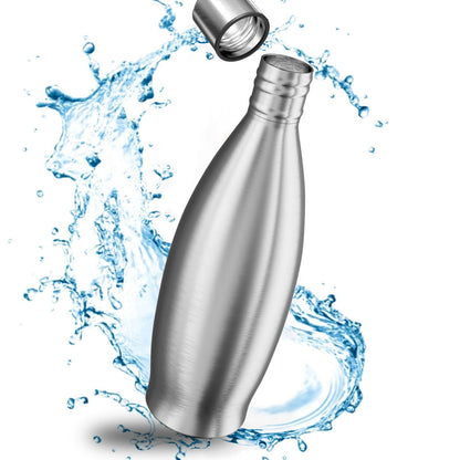 Soda Stream Bottle 30oz Stainless Steel Water Bottle Replacement for Sodastream Crystal - Leak-Proof Dishwasher Safe Plastic Free Metal Sodastream Bottles