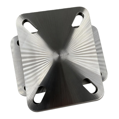 BoCID Heavy Duty Bearing Plate Turntable 5,500 Lb Rating Greaseablle, Kingpinless Design, for Workstations & Displays Industrial Ball Bearing Turntable Swivel Plate 6.3"x4.53"