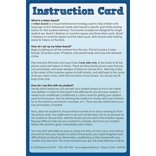 Really Good Stuff Token Boards - 2 Boards 32 Cards 49 Tokens