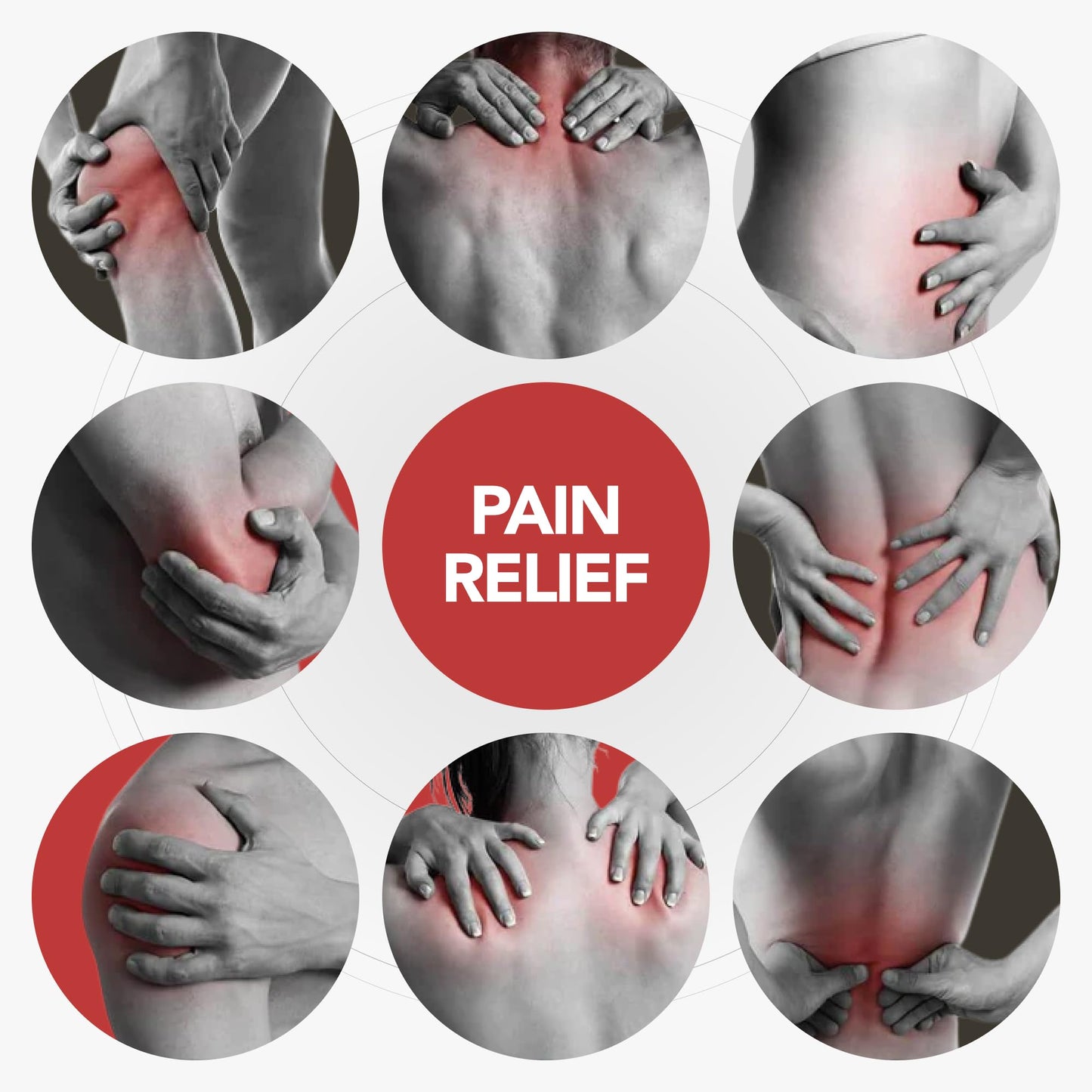 Massage Therapy Concepts Deluxe TENS Unit Muscle Stimulator & Accessories - Non-Invasive EMS Machine for Neck & Back Pain Relief, Sciatica - Electrotherapy with 12 Modes & 20 Intensity Levels