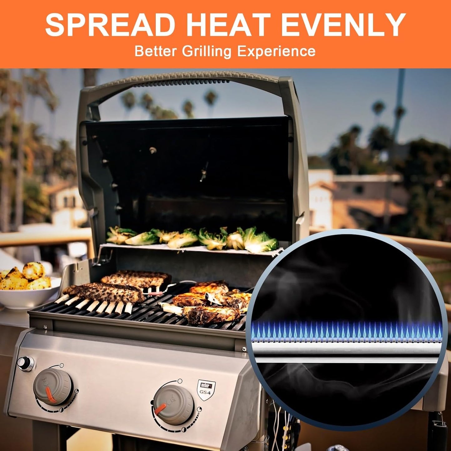 Uniflasy Grill Igniter Button - Compatible with Weber Spirit 210 & 310 Models (2013+) | Easy Installation
