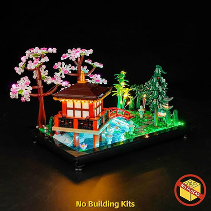 BrickBling LED Light Compatible with Lego Tranquil Garden 10315 Building Set (Lights Only) Creative Lighting for Lego Zen Garden