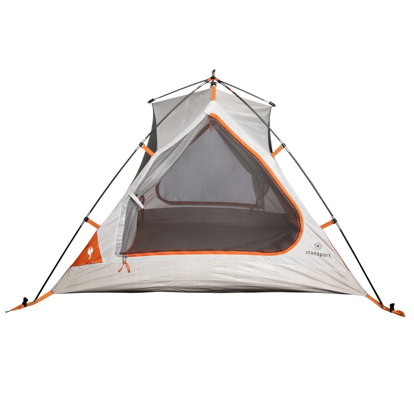 Stansport Star Crest 2-Person Dome Tent with Full Rainfly – 7'3" x 4'11" Backpacking & Camping Tent – Weatherproof Vestibule, E-Port, and Mesh Stargazing Roof – Lightweight with Carry Bag