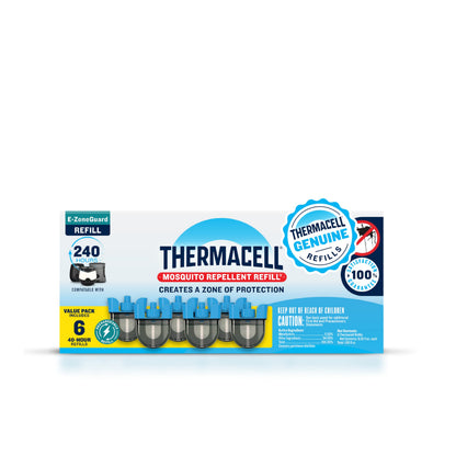 Thermacell Patio Shield Mosquito Repellent E-Series Rechargeable Repeller Bundle; 20’ Mosquito Protection Zone; Includes 240-Hour Repellent Refill; No Spray, Flame or Scent; Bug Spray Alternative