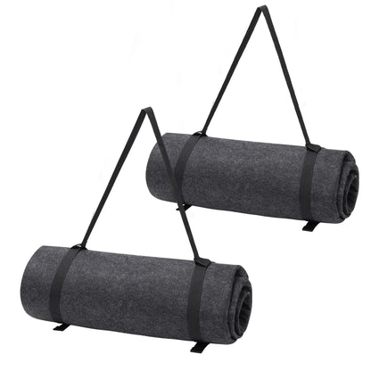 BREENHILL 2 Pack Camping Tent Carpet Mat, (7'4" x 8'4") Inside/Outside Tent Rug,Protective Waterproof Liner Keeps You Warm & Dry, Outdoor Camping Floor Rug Accessory,Trimmable Material