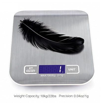 Type-C Fast Charging Rechargeable Shipping Scale, Digital Kitchen Scale,Food Scale Weight Grams and Ounces for Baking Cooking and Meal Prep, 22lb/10kg