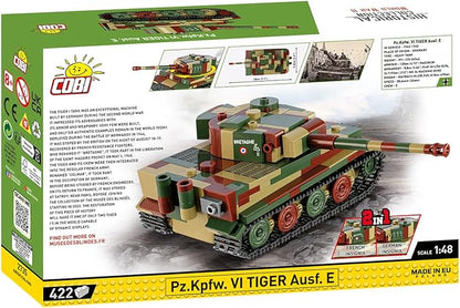 COBI Musee des Blindes Collection Pz.Kpfw. VI Tiger Ausf. E 2-in-1 Building Set 442 Pieces