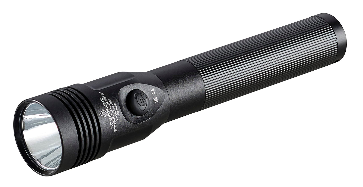 Streamlight 75498 Stinger 500-Lumen Color-Rite Rechargeable Flashlight Without Charger, Black