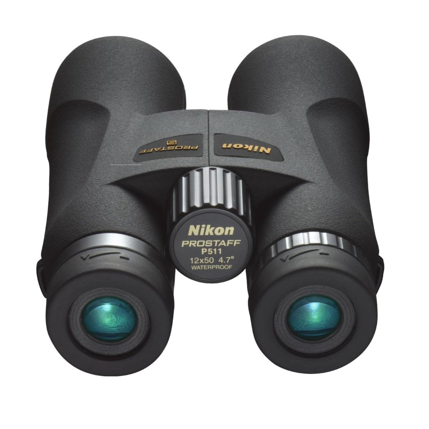 Nikon PROSTAFF 5 12x50 (7573) Black Binoculars Bundle with Lens Pen and Cleaning Cloth, Compact Binoculars for Adults for Hunting, Bird Watching, and Hiking Essentials, Zoom, Travel