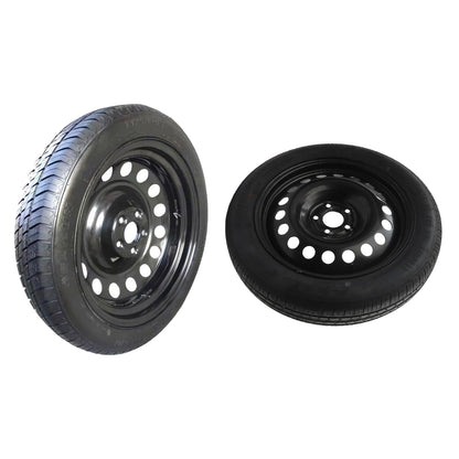 Gleyi Spare Tire Kit Compatible with 2020-2026 Tesla Model Y - Includes 18x4 Rim, 155/85R18 Spare Tire, 28.5” Rolling Diameter, Includes car Jack kit and Spare tire Bag.