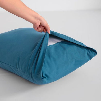 FLXXIE King Pillow Cases - Soft Microfiber Covers with Envelope Closure | Wrinkle & Stain Resistant, 20x36, Teal