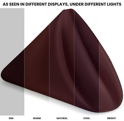 Utopia Home Burgundy Cloth Napkins (12 Pack, 18x18 Inches), Ideal Dinner Napkins for Party, Wedding and Lunch/Dinner