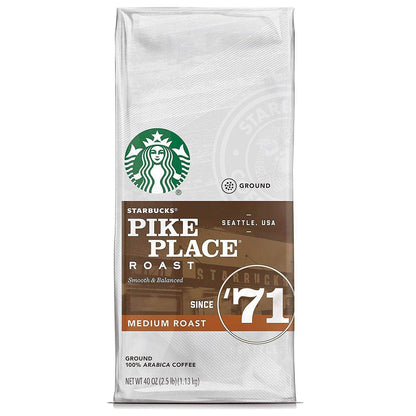 Starbucks Pike Place Medium Roast Ground Coffee (40 oz.)
