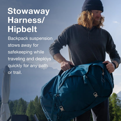 Osprey Fairview 55L Women's Travel Backpack, Black