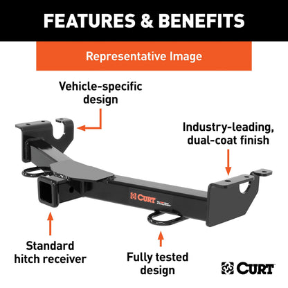 Curt Manufacturing 33055 Front Mount Receiver