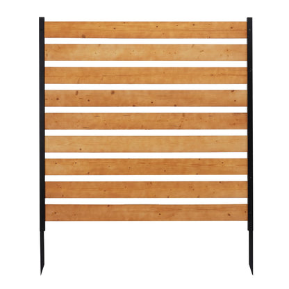 48 * 48 Inch Wood Privacy Fence Screen, Wooden Fence Panels for Outdoor Yard Trash Cans, AC Unit, Swimming Pool, Garden Yard Screen Windproof Enclosure(1 Panels)