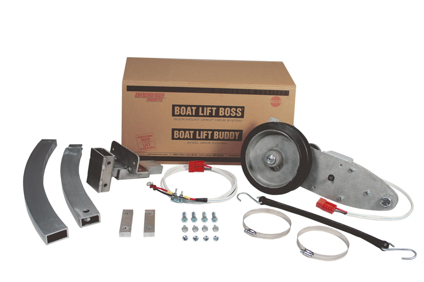 Extreme Max 3006.4803 Boat Lift Buddy Universal Wheel Drive System with Inline Fuse - 12 Volt