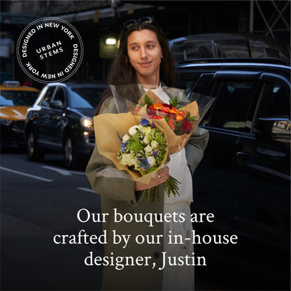 UrbanStems – Double The Firecracker Bouquet (No Vase) – Fresh Flowers for Delivery – Gift for Birthday, Thank You, Congratulations, Anniversary