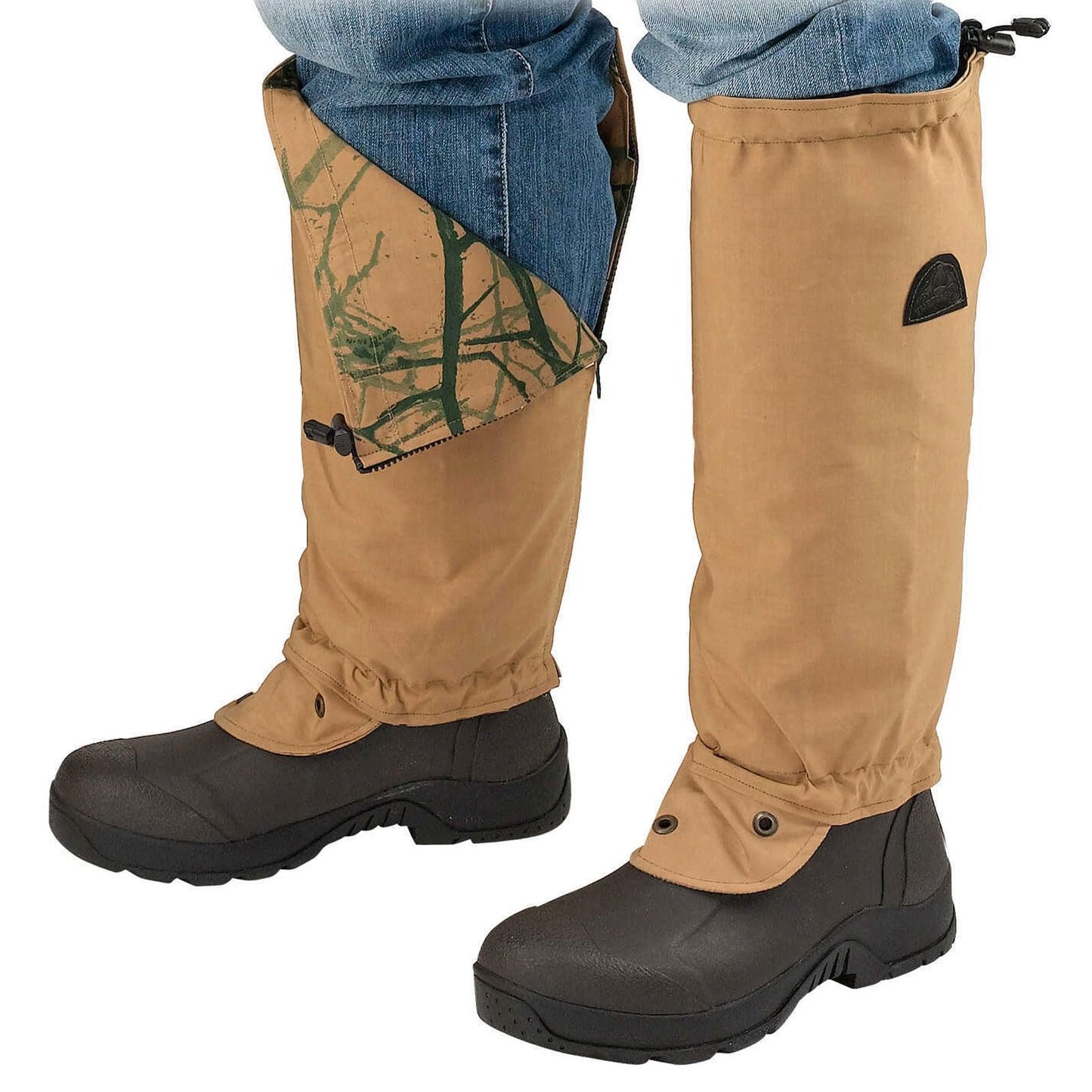 TurtleSkin Husky SnakeArmor Gaiters, Camo/Khaki, Husky (SAG0-1A00-5H00)