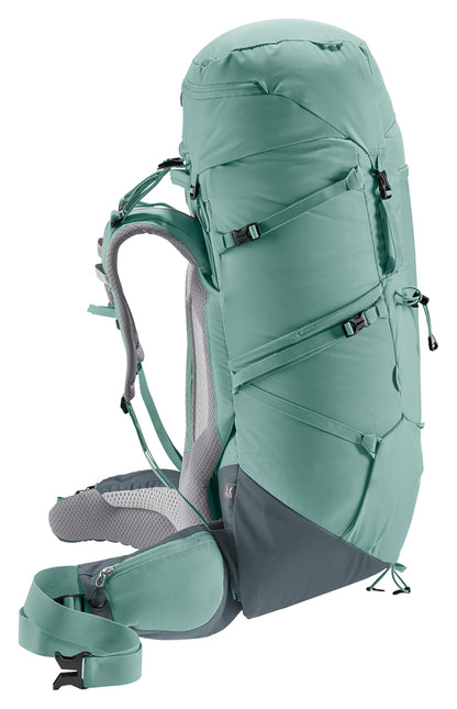 Deuter Women's Aircontact Core 45+10L SL Hiking Backpack - Jade-Graphite