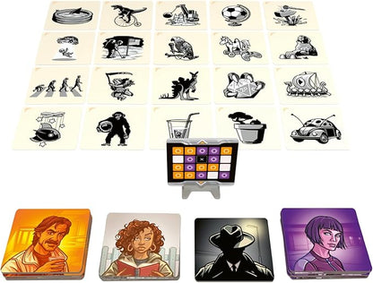 CGE Codenames: Pictures Board Game (2nd Edition) The Top Secret Picture Association Party Game for Friends &amp Family Game Nights 4+ Players