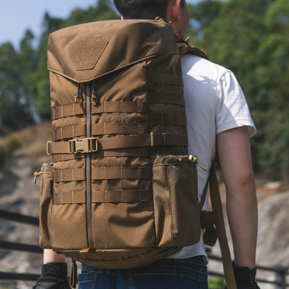 EXCELLENT ELITE SPANKER Tactical Military Backpack 35L Camping Hiking Backpack for Men and Women for Outdoor Hiking, Trekking, and Travel(Coyote Brown)