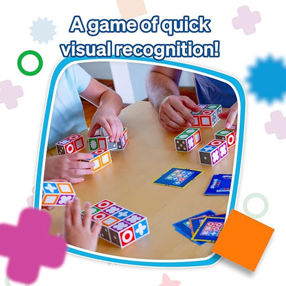 FoxMind Match Madness Board Game Visual Recognition Matching Board Game Family Puzzle Game to Develop Kids Problem Solving Skills