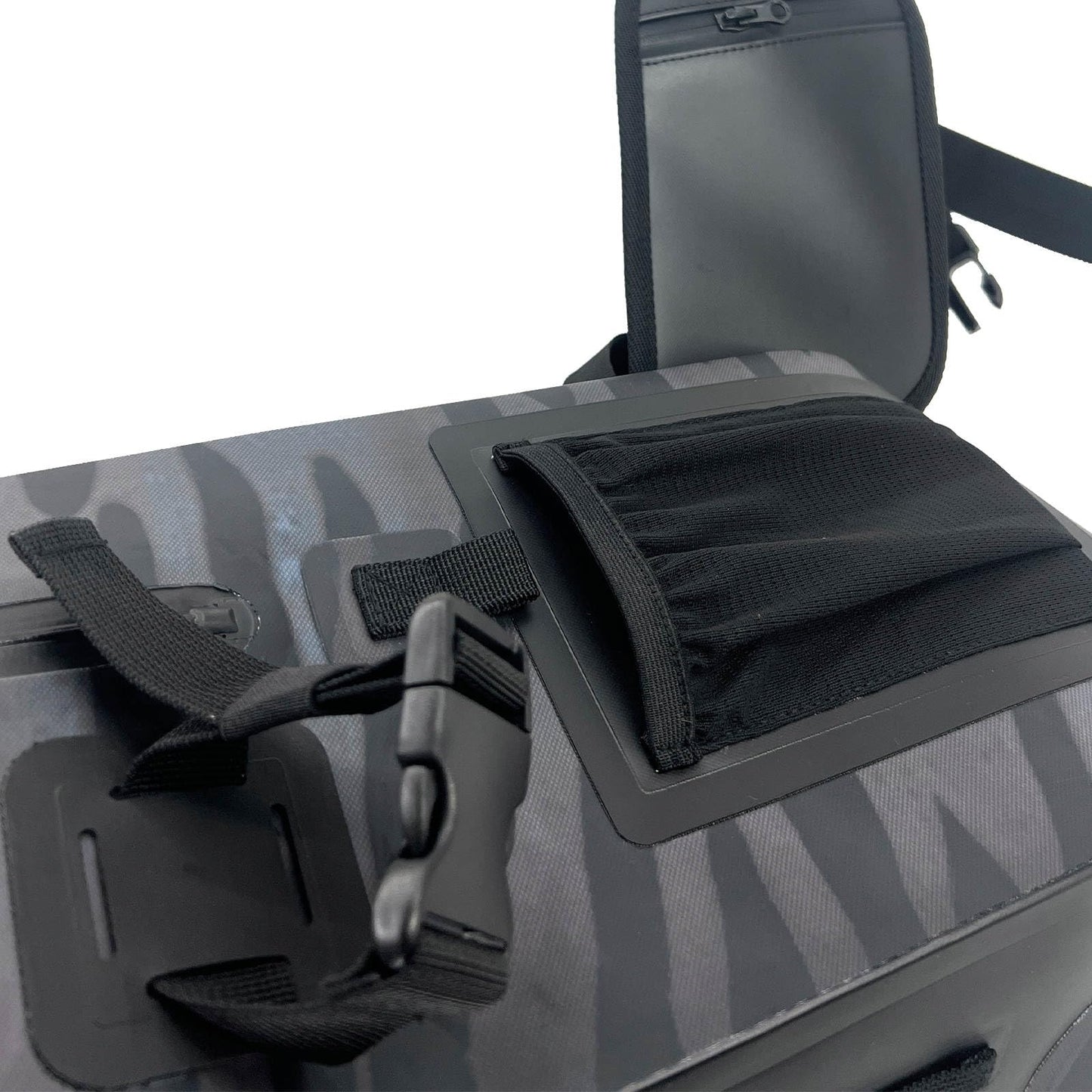 DiscoverSharks Eco-Friendly Dry Backpack Dry Bag with removable waist strap. Comfortable, extremely durable, and 30L size.