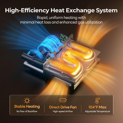 FOGATTI RV Furnace Replacement Unit 35,000 BTU -Smart Temp Control Compatible PR-35/40 Series - Please Consult Before Purchasing