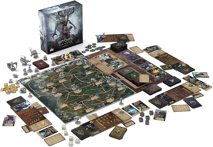 The Witcher Old World Board Game - Competitive Adventure in The Monster-Infested Witcher Universe! Strategy Game for Adults Ages 14+ 1-5 Players 90-150 Minute Playtime Made by Go On Board