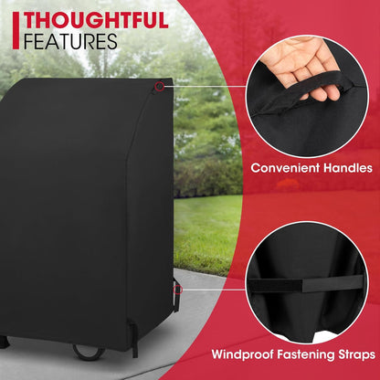 Unicook 32-Inch Heavy Duty Waterproof Grill Cover - Fits 2 Burner Gas BBQs | All-Weather Protection