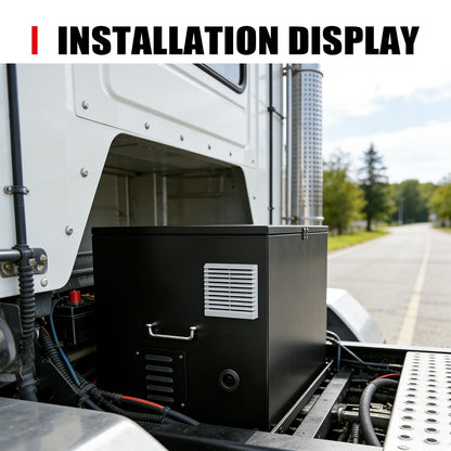 Lockable Generator Box for Outside/RV/Truck/Trailer, Outdoor Generator Shed Storage Box Quiet Enclosure (30"x22"x24")
